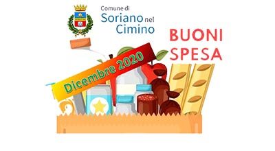 Elenco degli esercizi commerciali che accettano i Buoni Spesa del Comune di Soriano Nel Cimino per l’emergenza Covid-19 – Aggiornamento Dicembre 2020
