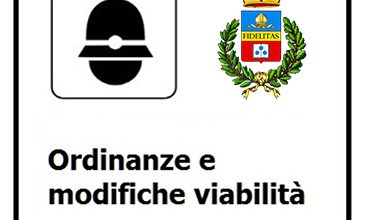 Variazioni traffico veicolare per il giorno 9 Gennaio e dal 13 al 16 Gennaio 2025