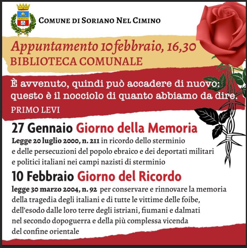 Giorni della Memoria e del ricordo