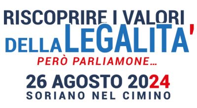 26 agosto 2024 Evento “Riscoprire i valori della legalità”