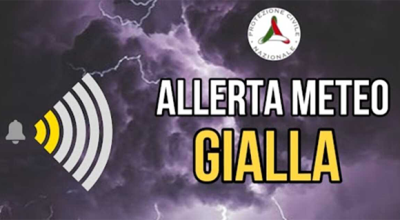 Allerta protezione civile per condizioni avverse meteorologiche previste fino al 6 Maggio 2025
